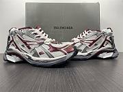 Balenciaga Runner Burgundy Grey - 772774 W3RMU 9069 - 2