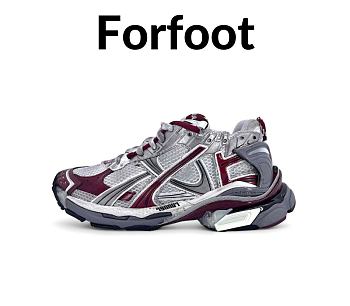 Balenciaga Runner Burgundy Grey - 772774 W3RMU 9069