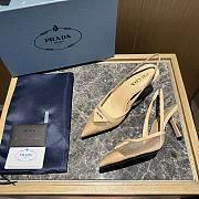 Prada 75mm Mesh Slingback Pumps - 3