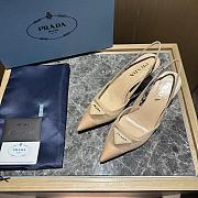 Prada 75mm Mesh Slingback Pumps - 2