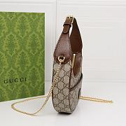 Gucci Ophidia GG Supe Mini Shoulder Bag - Size 22x12.5x5cm - 4