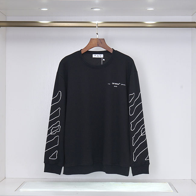 OFF-WHITE Slim Fit Diag Logo Sweatshirt - 1