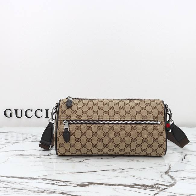 Gucci GG canvas small cylinder Men bag - size: 30x16x16cm - 1