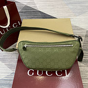 GG canvas large slingbag in Green - size: 34 x 15 x 10cm - 5