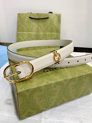 Gucci Women Belt With Round Gg Cross 2.5cm - 5
