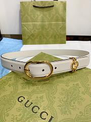 Gucci Women Belt With Round Gg Cross 2.5cm - 3