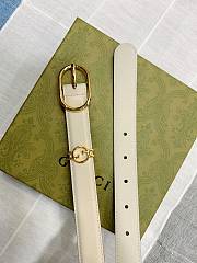 Gucci Women Belt With Round Gg Cross 2.5cm - 2