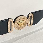 Versace Eyewear Medusa Biggie rectangle-frame Sunglasses - size: 53 ports 18-140 - 4