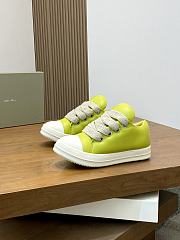Rick Owens Yellow Jumbo Lace Sneakers - 2