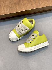 Rick Owens Yellow Jumbo Lace Sneakers - 5