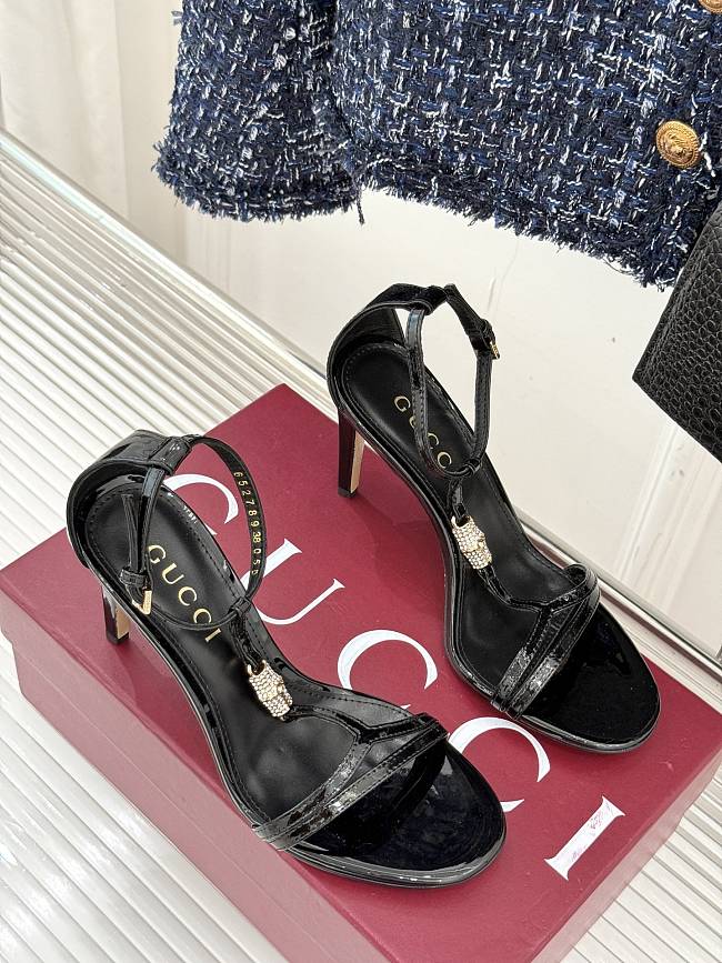 Gucci Women's sandal with bamboo - Height: 9.5cm  - 1
