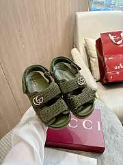 Gucci Women's sandal with Double G Green - 5