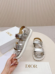 Dior Act Beach Sandals Silver - 2