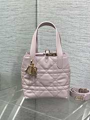 Dior Toujours Vertical Tote Bag Pale Pink - size: 16*12*18cm - 5