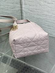 Dior Toujours Vertical Tote Bag Pale Pink - size: 16*12*18cm - 4