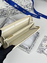 Dior Jolie Voyageur Slim Wallet Light Ivory - size: 19.5.×10.5×3cm - 5