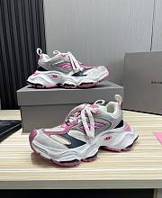 BALENCIAGA Cargo Sneaker in Grey/white/pink  - 2