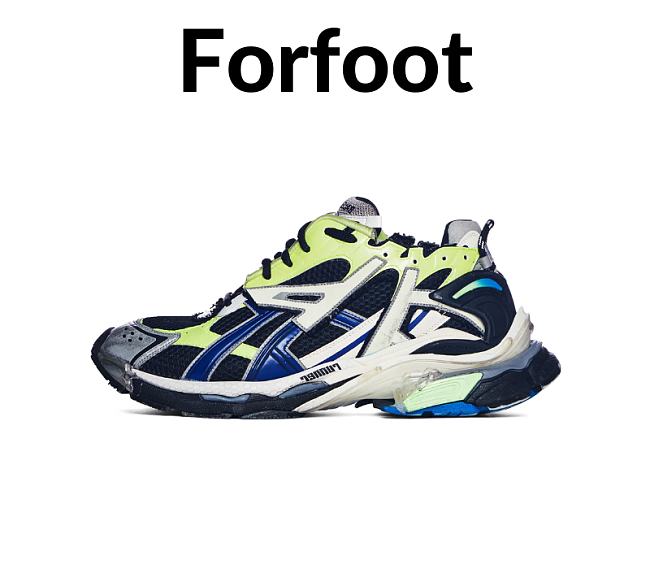Balenciaga Runner Sneaker 'Grey Blue Green' - 1
