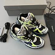 Balenciaga Runner Sneaker 'Grey Blue Green' - 3