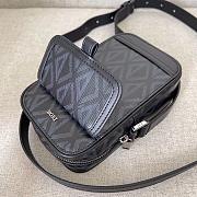 DIOR Diamond CD Hit the Road messenger Men bag - size: 11x19x5cm - 4