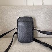 DIOR Diamond CD Hit the Road messenger Men bag - size: 11x19x5cm - 2