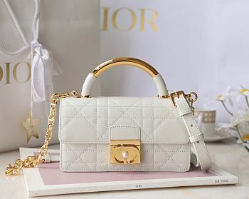 Dior Ange Bag White - size: 20 x 12 x 5 cm