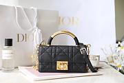 Dior Ange Bag Black - size: 20x12x5 cm - 1