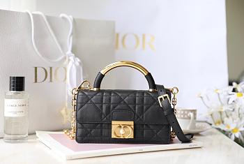 Dior Ange Bag Black - size: 20x12x5 cm