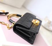 Dior Ange Bag Black - size: 20x12x5 cm - 2