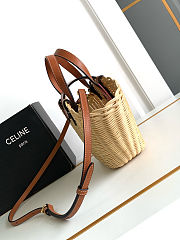 Celine Teen Coufn Wicker Natural Calfskin - size: 32x14x7cm - 5