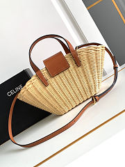 Celine Teen Coufn Wicker Natural Calfskin - size: 32x14x7cm - 4