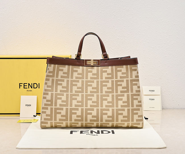 Fendi Zucca Peekaboo X-Lite Tote - size: 41*15*29cm - 1