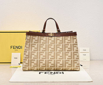 Fendi Zucca Peekaboo X-Lite Tote - size: 41*15*29cm