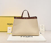 Fendi Zucca Peekaboo X-Lite Tote - size: 41*15*29cm - 5