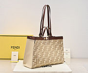 Fendi Zucca Peekaboo X-Lite Tote - size: 41*15*29cm - 3