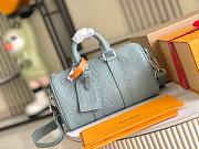 LV Keepall Bandoulière 25 Taurillon Monogram Green - size: 25x15x11CM - 1