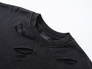 Men's Political Campaign Long Sleeve Layered T-shirt in Black  - 2