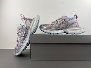 Balenciaga Men's 3xl Extreme Laces B Sneaker in White/red/turquoise/grey - 2