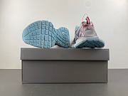 Balenciaga Men's 3xl Extreme Laces B Sneaker in White/red/turquoise/grey - 3