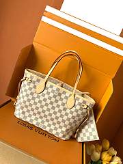 LV Damier Azur Neverfull PM Tote Handbag - size 28 x 14 x 31cm - 3