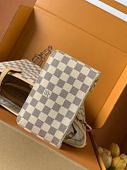 LV Damier Azur Neverfull PM Tote Handbag - size 28 x 14 x 31cm - 2