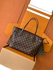 LV Damier Ebene Neverfull PM - size: 29*21*12cm - 4