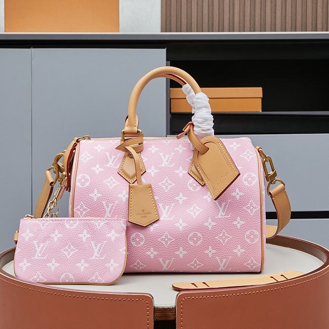 LV Speedy P9 Bandoulière 25 Monogram light pink - 25 x 15 x 15cm - 1