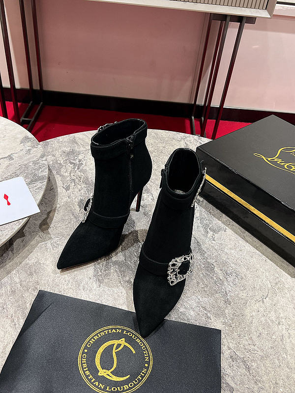 Christian Louboutin Ankle Boots - Height: 10cm - 1