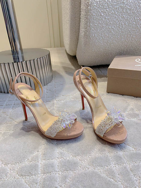 CHRISTIAN LOUBOUTIN Patent Crystal Queen - Height: 12cm - 1