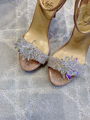 CHRISTIAN LOUBOUTIN Patent Crystal Queen - Height: 12cm - 5