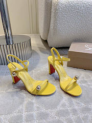 Christian Louboutin Atmospheria leather courts - Height: 8.5cm - 1