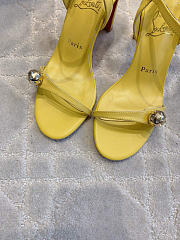 Christian Louboutin Atmospheria leather courts - Height: 8.5cm - 2