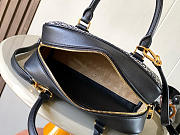 Loewe Amazona 23 Bag Black/Blue Leather - size: 23x10x15cm - 4