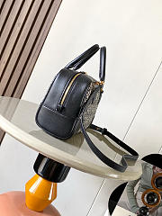 Loewe Amazona 23 Bag Black/Blue Leather - size: 23x10x15cm - 2